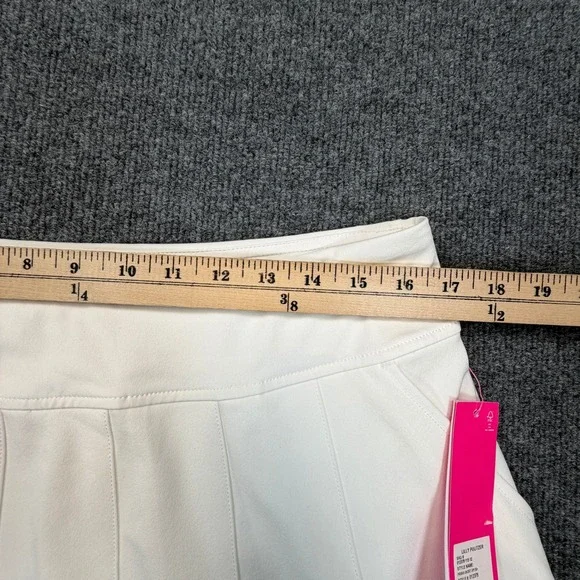 Lilly Pulitzer Priska Skort Women 12 Resort White Luxletic Pleated Tennis Golf - Picture 6 of 10
